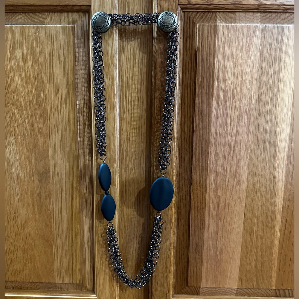 Elegant Black Chain Necklace